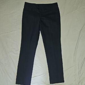 Chaps Navy Blue Straight Leg Ponte Dress Pants Women's Size 8